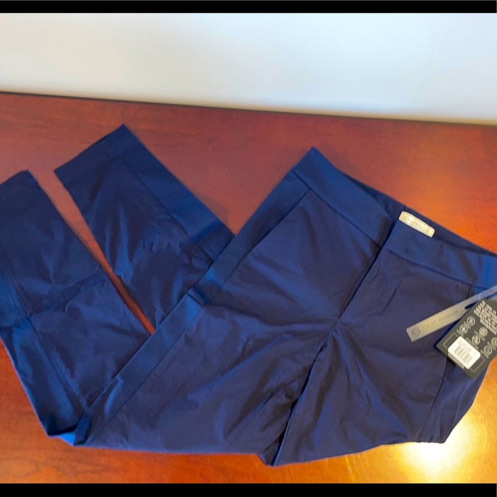 Navy Anatomie Hybrid Zip Front Slim Fit- New with tags. Size small.